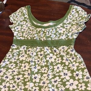 Vintage Hollister Floral Super Soft Fit and Flare Top